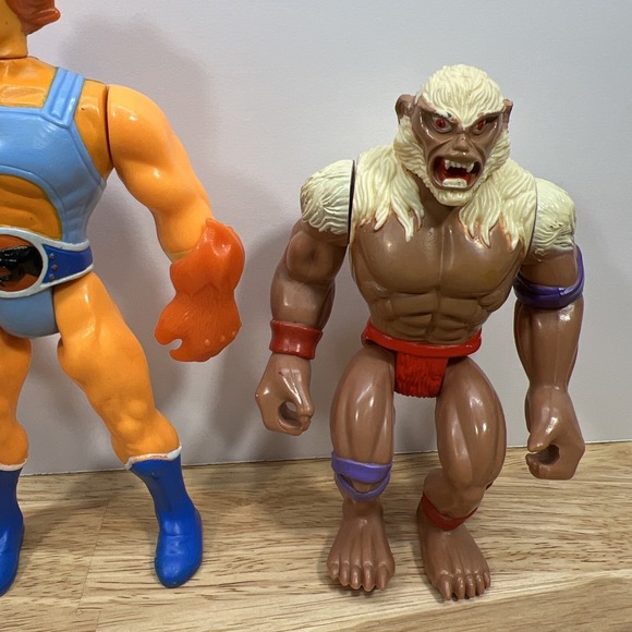 VTG 1985 Thundercats Lion-o Panthro Monkian Mutant Lot Of 3 T. Wolf LJN Toys INC - Picture 4 of 11